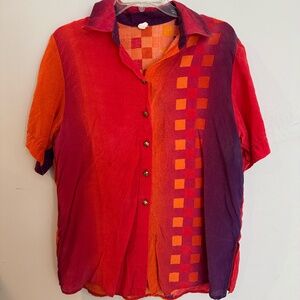 vintage button up